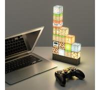 Minecraft Block Building Light 16 Rearrangeable Light Blocks And Bedrock Base Minecraft Bedroom Accessories Lamp Night Light Gifts