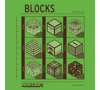 Minecraft Blocks Canvas Print Green/black (30Cm X 30Cm X 1.8Cm)