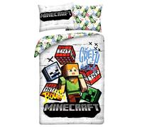 Minecraft Boom Single Duvet Cover And Pillowcase Set - European Size