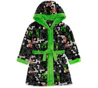 Minecraft Boy's Bathrobe | Boys Multicoloured | Official Merch | Size: 9-10 Years Minecraft Multicolor 9-10 Years
