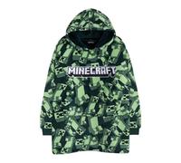 Minecraft Boys Creeper Blanket Hoodie Green (One Size)
