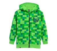 Minecraft Boys Creeper Full Zip Hoodie