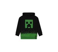 Minecraft Boy's Creeper Hoodie in Black | Size: 6-7 Years Minecraft Black 6-7 Years