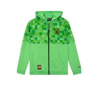 Minecraft Boy's Creeper Hoodie in Green | Size: 8-9 Years Minecraft Green 8-9 Years