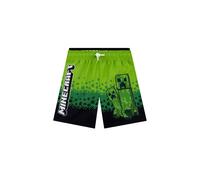 Minecraft Boy's Creeper Swim Shorts in Green | Size: 10-11 Years Minecraft Green 10-11 Years
