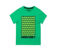 Minecraft Boys Creeper T-Shirt Green 3 to 4 Years