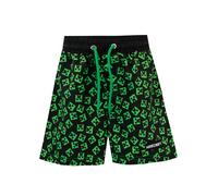 Minecraft Boy's Gaming Creeper Swim Shorts in Black | Size: 6-7 Years Minecraft Black 6-7 Years