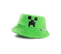 Minecraft Boys Green Borg Character Bucket Hat (One Size)