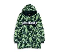 Minecraft Boys Green Creeper Blanket Hoodie (One Size)