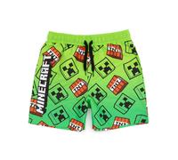 Minecraft Boys Green Creeper Swim Shorts - 5-6 Years