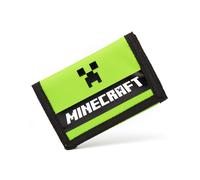 Minecraft Boys Green Creeper Velcro Wallet (One Size)