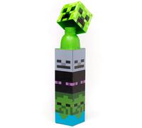 Minecraft Boys Green Square Mobs Screw Water Bottle (One Size) [dis]