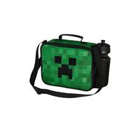 Minecraft Boy's Kids Lunch Bag & Water Bottle Set in Green Minecraft Green One Size