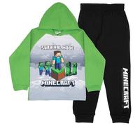 Minecraft Boys Minecraft, Green/Gray, 7 UK