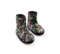 Minecraft Boys Multicoloured Grafitti All Over Print Slipper Boots - 11 UK Child
