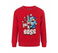 Minecraft Boys Red Like A Boss Boy'S Sweatshirt - 5-6 Years