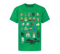 Minecraft Boys Sprites T-Shirt - Green - Green - 13-14 Years