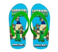 Minecraft Boys Summer Shoes Steve Axolotl Alex Creeper and Husk Toe Separator Shoes Sizes UK 9 to 2