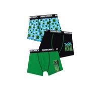 Minecraft Boy's Underwear 3 pack | Size: 11-12 Years Minecraft Multicolor 11-12 Years