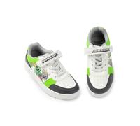 Minecraft Boys White Creeper Velcro Trainers - 3 UK Child