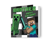 MINECRAFT BIRTHDAY CARD BROTHER