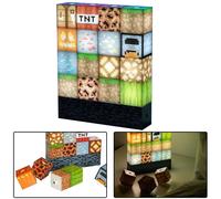 Minecraft Building Block Light -Desk Lamp Bedroom Ningt Kids Sleeping Light Game