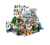 Minecraft Building Blocks Minifigures Set 900PCS The Mountain Cave My World Series Kids Toys Xmas Gifts Fit for LEGO
