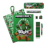 MINECRAFT BUMPER STATIONERY SET IN REUSABLE BAG
