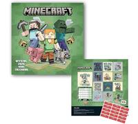 Minecraft Calendar 2026 Mini Wall Calendar Gaming Gift Present with FREE Organising Stickers