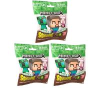 Minecraft Character Blind Bag Figures & Animals SquishMe 3 Pack Series 6