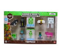 Minecraft Character Figure & Animal Toppeez - 10 Pack Set 2 Pig