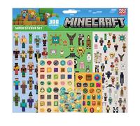 Minecraft Characters 300pc Super Sticker Set, Official Licensed Merchandise