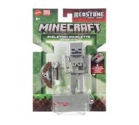 Mattel Action Figure - Minecraft Skeleton with Accessory & Redstone Piece, 3.25-inch - JJR93