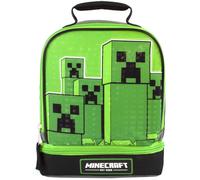 Minecraft Childrens/Kids Double Creeper Lunch BagOne Size Green NS6266