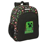 MINECRAFT - Children's School Backpack, Adaptable to Trolley, Ideal for School Children, Comfortable and Versatile, Quality and Resistance, 32 x 12 x 38 cm