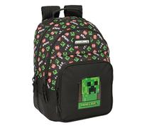 MINECRAFT - Children's School Backpack, Ideal for Children of Different Ages, Comfortable and Versatile, Quality and Resistance, 32 x 15 x 42 cm