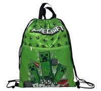 MINECRAFT - Children's Sports Bag, Backpack Bag for Kindergarten, Gym, Pool, Travel, Shoe Bag