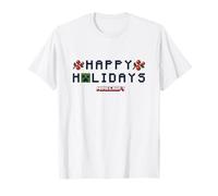 Minecraft Christmas Happy Holidays Creeper and Berries T-Shirt