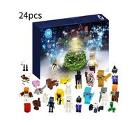 (Minecraft) Christmas Minecraft 24pcs Child Toy Set Dinosaur Car Insect Animal Unicorn Gift