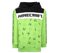Minecraft - Clothes - Boys Hoodie - 100% Cotton Green Hoodie - Green Creeper Hoodie Gifts - (7-8 Years)