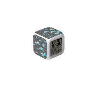 Minecraft Colorful Color Changing Alarm Clock Led Night Light #3