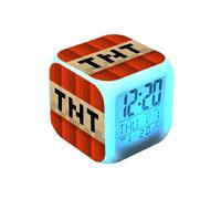 Minecraft Colourful Changing Alarm Clock #1
