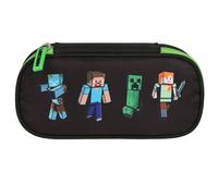 Minecraft COMPARTMENTAL School Pencil case Without Supplies for Gamer, Sachet with Flap, for A BOY (Minecraft Compartmental)