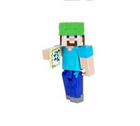 Minecraft Craft-A-Block Assortment Figures, Authentic Pixelated Video-Game Characters, Action Toy to Create, Explore and Survive, Collectible Gift for Fans Age 6 Years and Older