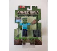 Minecraft Craft-A-Block Zombie Figure With Rotten Flesh & Monster Spawner