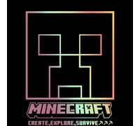 Minecraft Create Explore Survive Unisex T-Shirt - Black - M