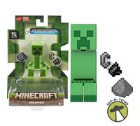 Minecraft Creeper Action Figure with Accessory and Portal Piece Mattel