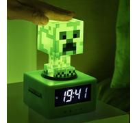 Minecraft Creeper Alarm Clock, Officially Licensed Night Light With Music, Paladone