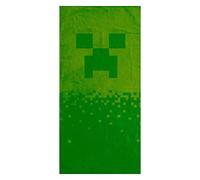 Minecraft Creeper Beach Towel (One Size) (Green)