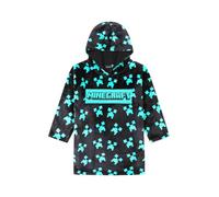 Minecraft Creeper Boys Girls Hoodie, Oversized Fleece Blanket Hoody Black